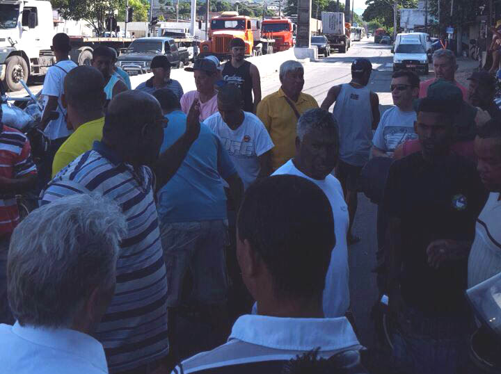 Protesto de caminhoneiros no Espírito Santo (Divulgação)