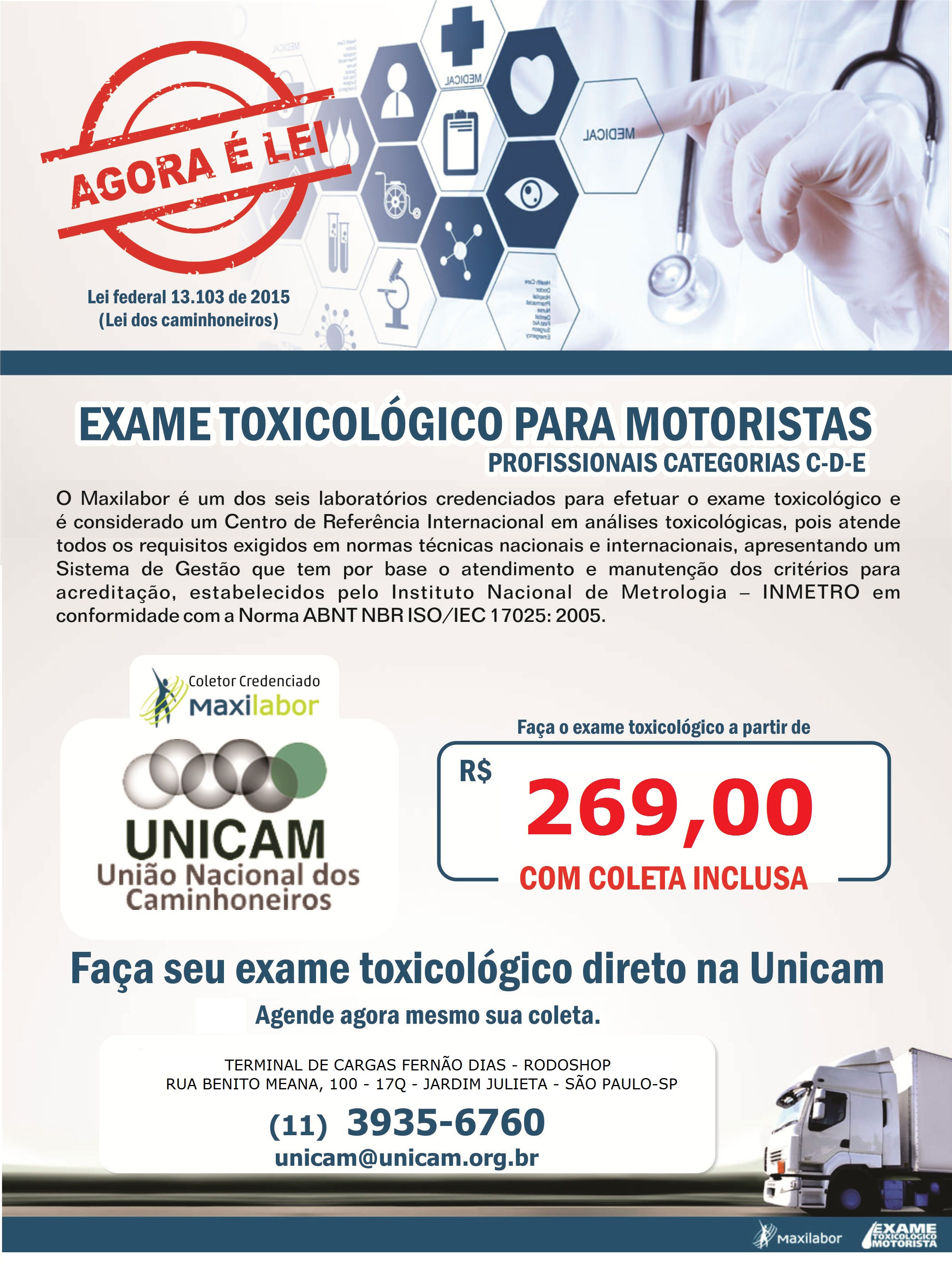 Exame toxicologico brasilia